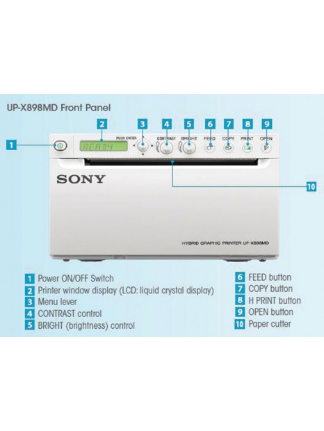 Sony UP-X898MD Hybrid Graphic Printer - Alternup Medical