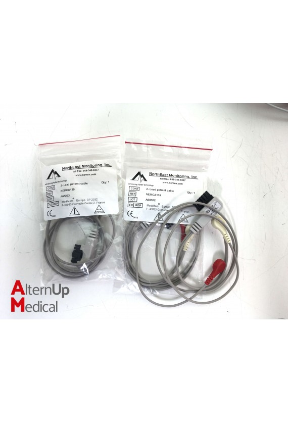 Lot de 3 Câbles ECG NorthEast Monitoring NEMCA135