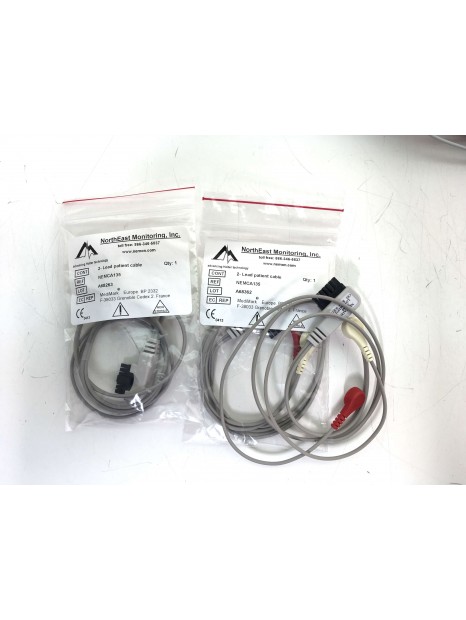 Lot de 3 Câbles ECG NorthEast Monitoring NEMCA135