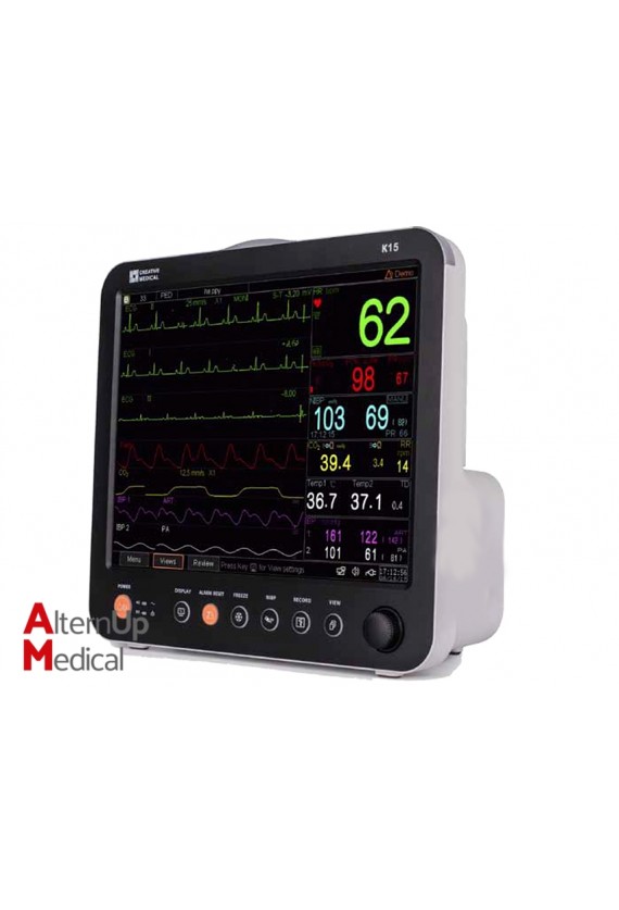 K15 Touchscreen 2 IBP and EtCO2 Patient Monitor