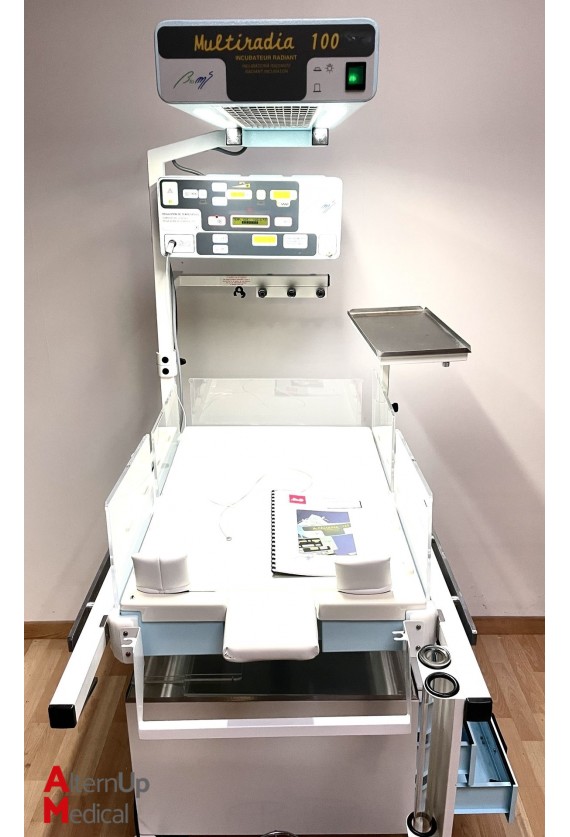 Table de Réanimation néonatale avec radiants BioMS Multiradia 100