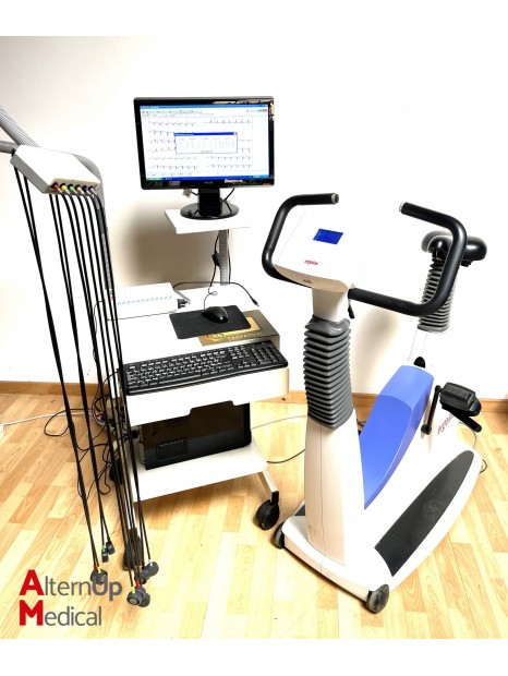 Schiller AT-104 PC Cardiac Stress and Rest Test Station with Ergoline Ergometer Bike