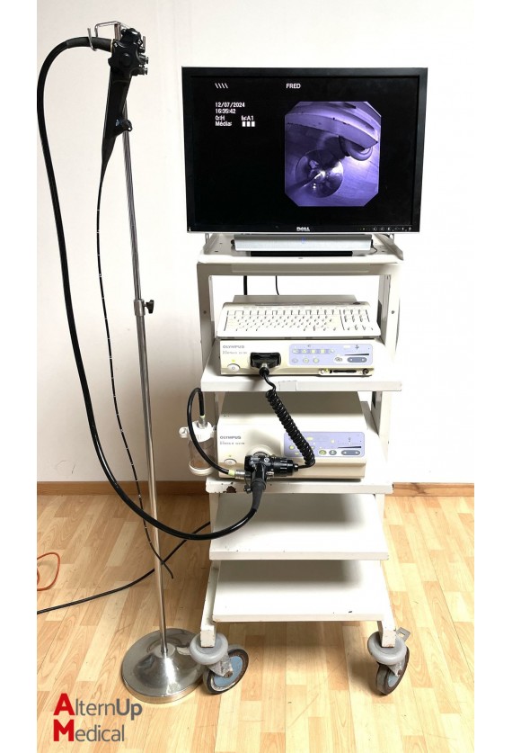 Olympus CV180 + CLV180 Endoscopy Column high and low track