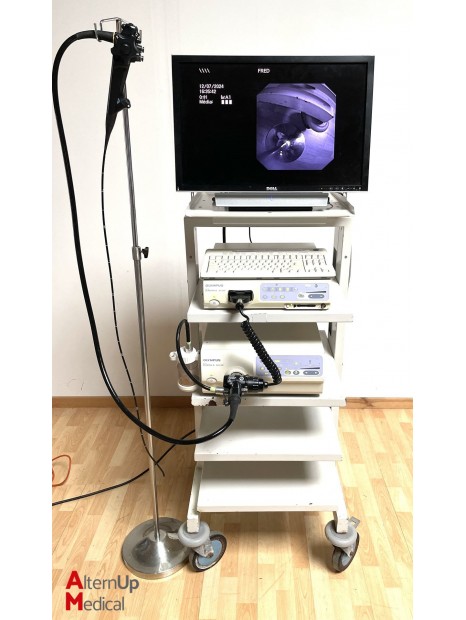 Olympus CV180 + CLV180 Endoscopy Column high and low track