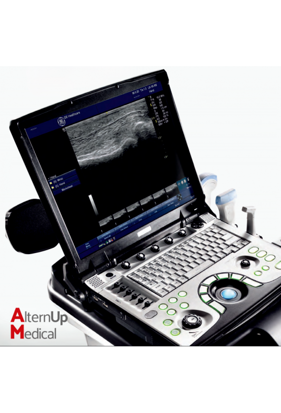 GE Logiq e Portable Ultrasound + 4 probes