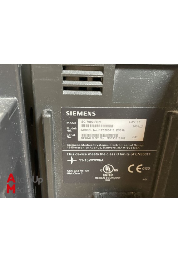 Lot de 2 Moniteurs Multiparamètres Siemens SC7000 FRN