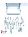 Surgical Instrument Set of 15 Prodont-Holliger Forceps for ENT and Dental