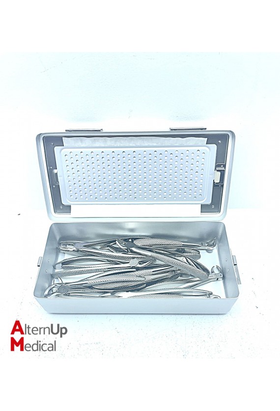 Surgical Instrument Set of 15 Prodont-Holliger Forceps for ENT and Dental