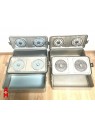 Set of 4 Sterilization Boxes for Surgical Instruments