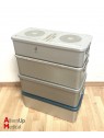 Set of 4 Sterilization Boxes for Surgical Instruments