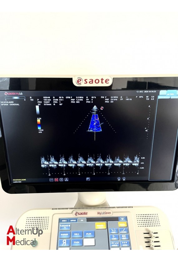 Echographe Esaote MyLab Seven eHD année 2017 avec 4 sondes (Specialité Cardiologie)