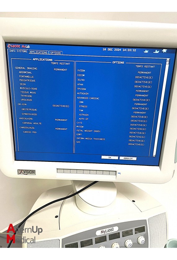 Esaote MyLab 60 Ultrasound Cardiology Specialty with 3 probes