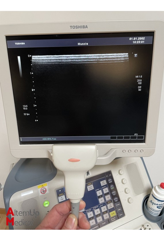 Echographe Toshiba Xario SSA-660A avec 3 sondes