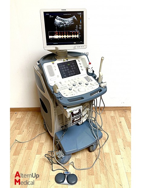 Echographe Toshiba Xario SSA-660A avec 3 sondes