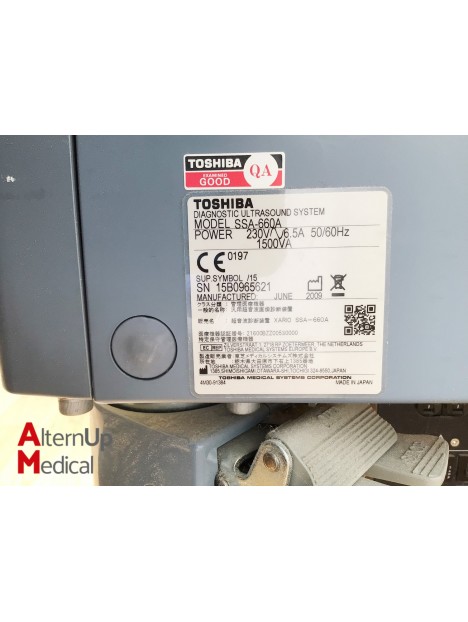 Toshiba Xario SSA-660A Ultrasound